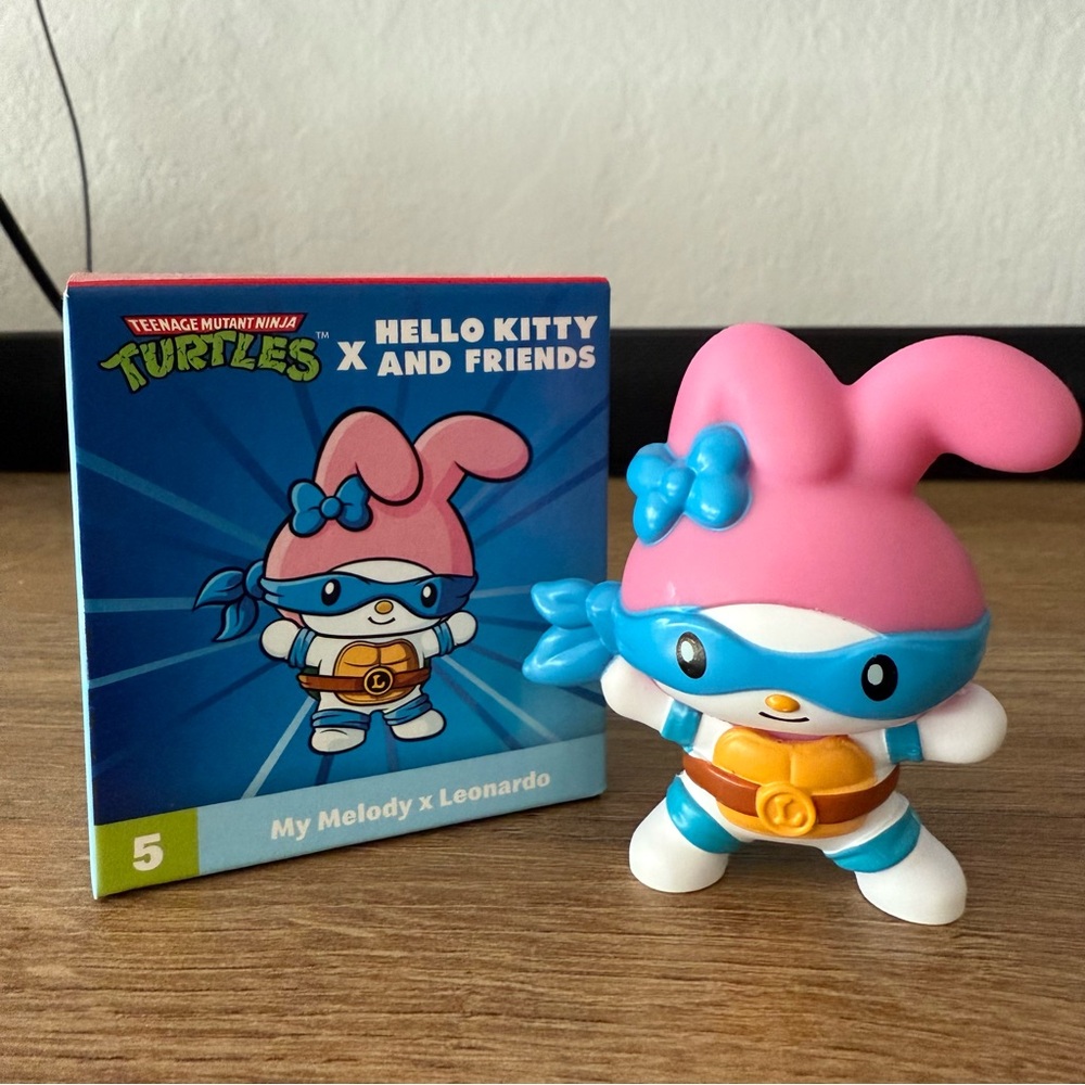 TMNT x Hello Kitty McDonald’s Happy Meal exclusive toy: My Melody x Leonardo